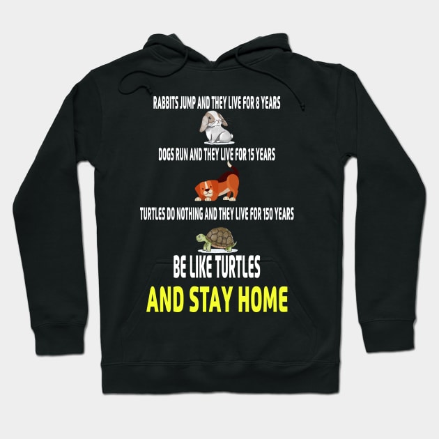 stay home stay safe Hoodie by ARRIGO